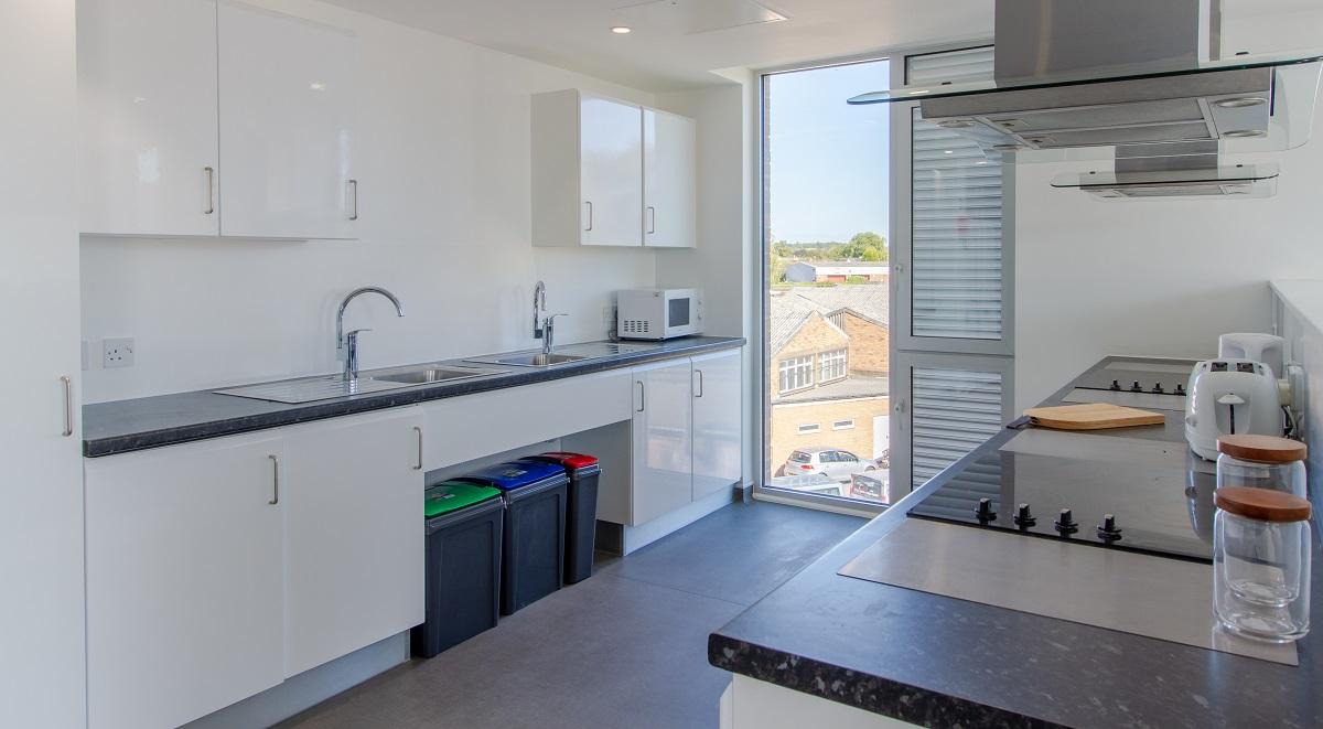Shared kitchen area
