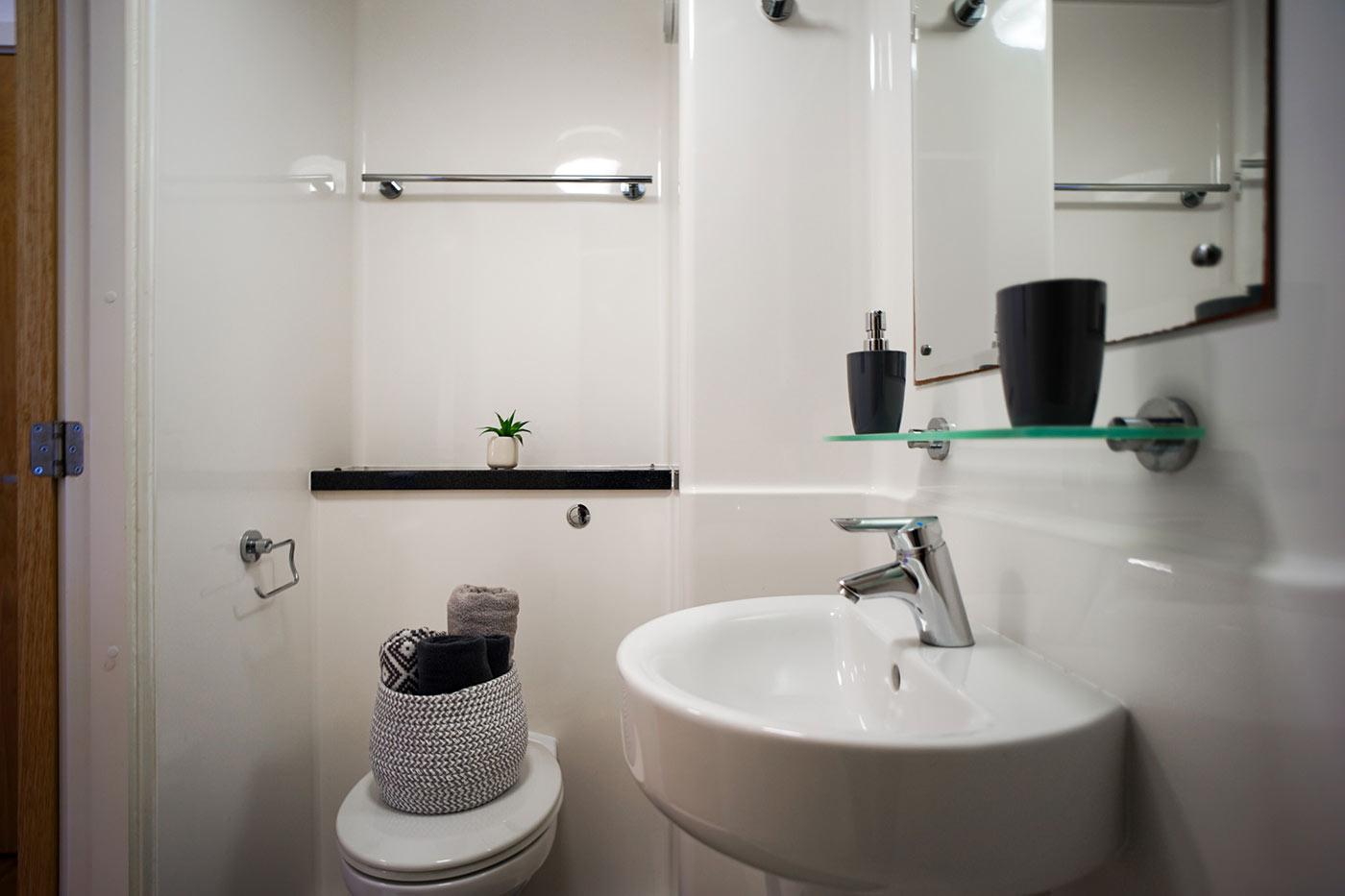 Gold Ensuite bathroom