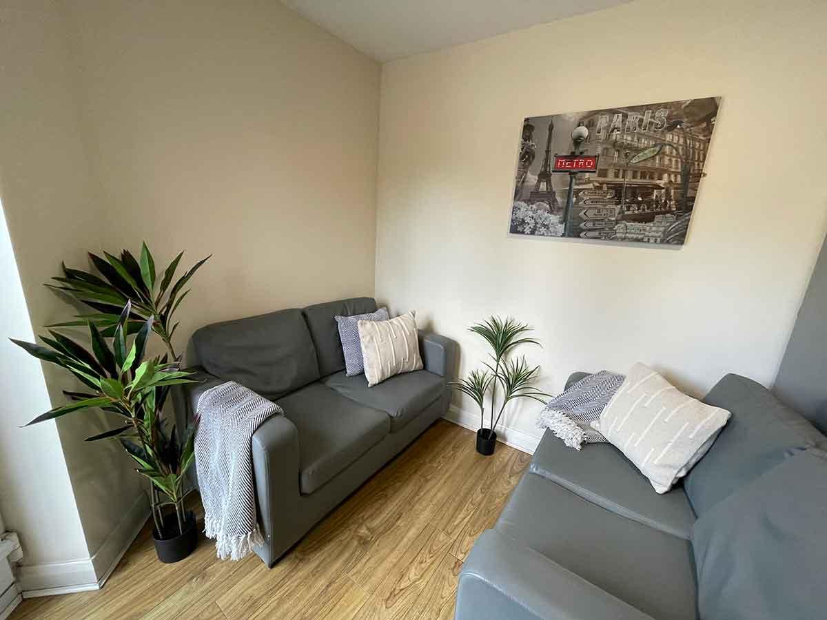 Shared kitchen area