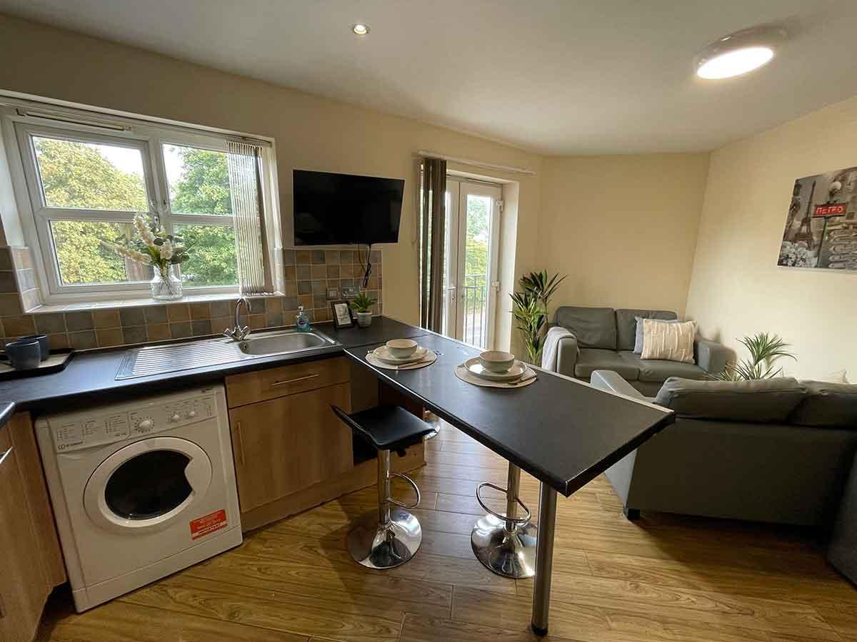 Shared kitchen area
