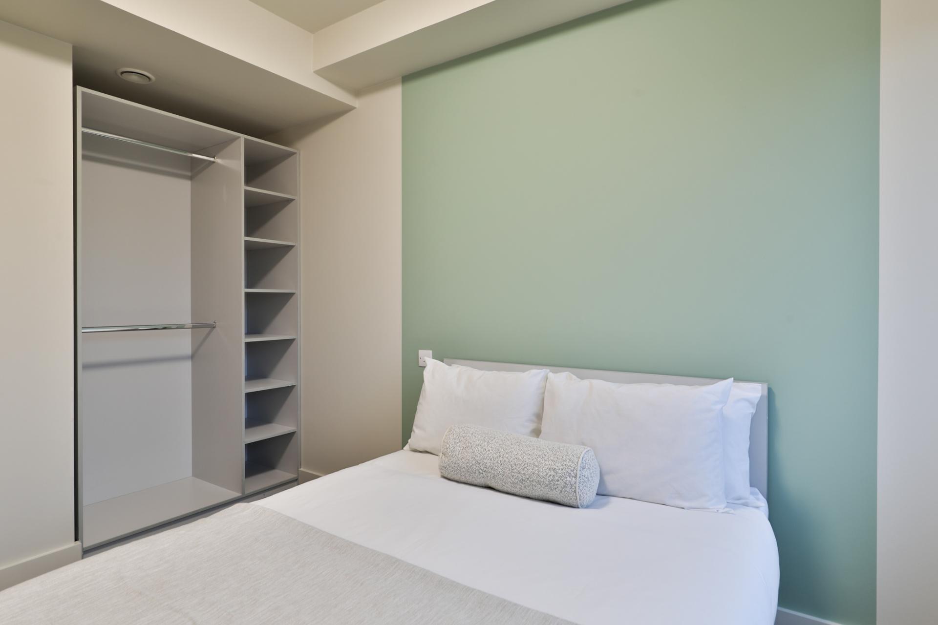 Bedroom and wardrobes