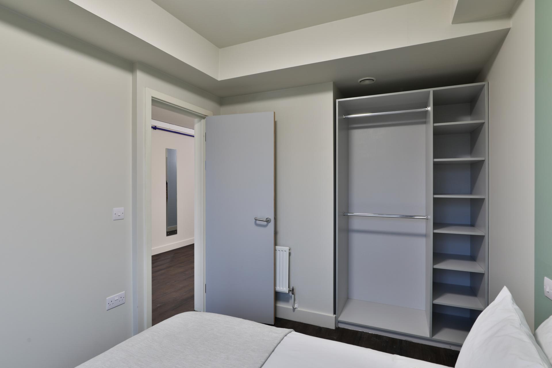 Bedroom and wardrobes