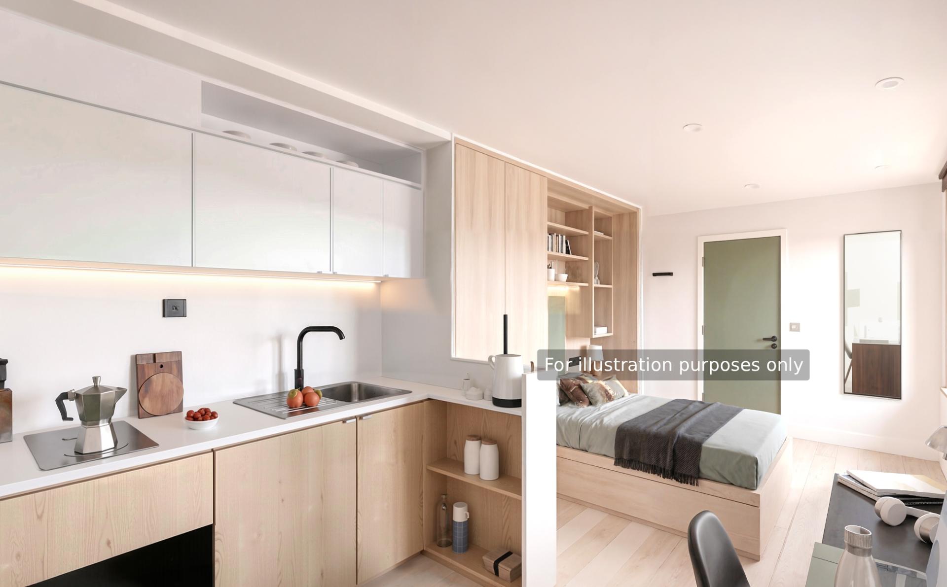 Gold Studio Plus student flat to rent on Halsmere Road, London, SE5 9LN ...