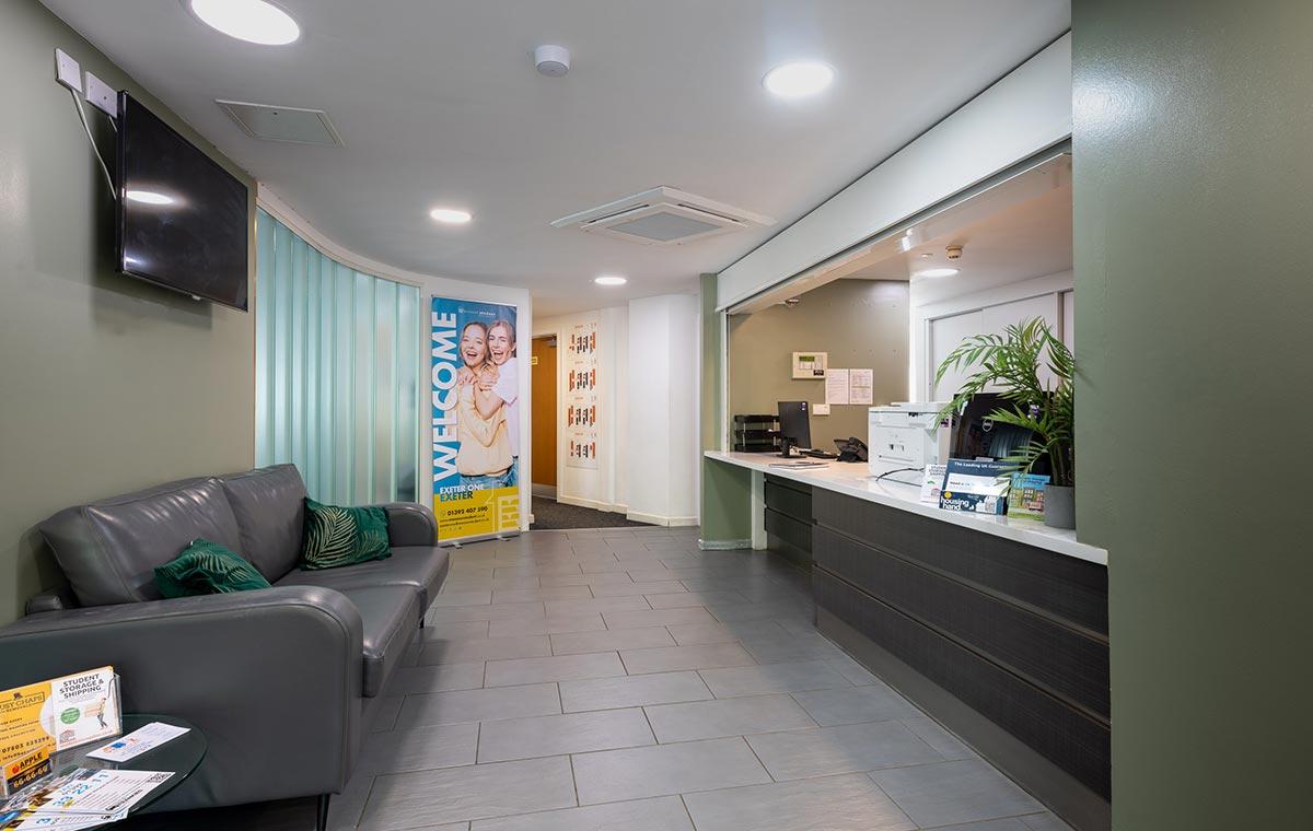 Reception area