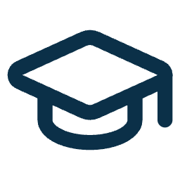 Mortar board icon