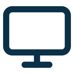 Computer monitor icon